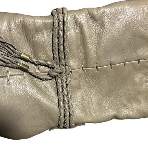 B. MAKOWSKY Taupe Genuine Leather Wedge Heel Comfortable Boot-Size 10M - Picture 12 of 14